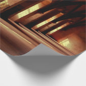 空き廊下の写真 ラッピングペーパー (角)