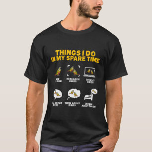 空き時間に行う事を緑の頬で整理するBi Tシャツ