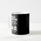 空き時間の空手武術Arts L コーヒーマグカップ (正面左)
