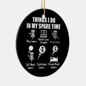 空き時間ディスクゴルフでやること  セラミックオーナメント (右)