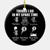 空き時間ディスクゴルフでやること  セラミックオーナメント (裏面)