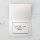 空き椅子を備えた日に照らされた部屋 カード (内部)