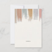 空き椅子悔やみや弔慰サンキューカード (裏面)