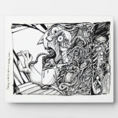 空き部屋から恐怖で逃げ出す… フォトプラーク (正面)