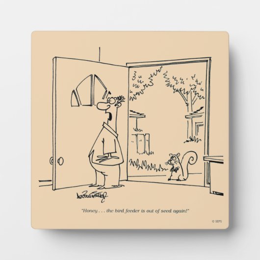 空き鳥フィーダ2 フォトプラーク (正面)