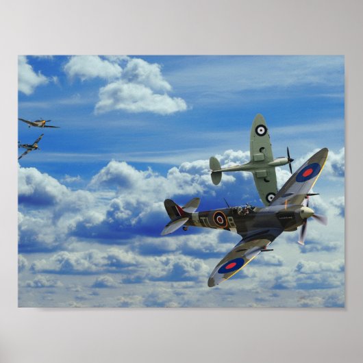 空での戦い ポスター (正面)
