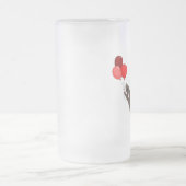 空で時代遅れ フロストグラスビールジョッキ (中央)