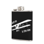 空で私をキャッチ，飛行機，ミニマ飛んでいるリスト フラスク (左)