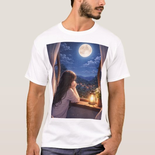 空との静かな会話 Tシャツ (正面)