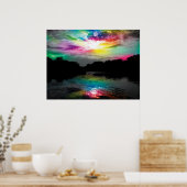 空とカラフル水のポスター ポスター (キッチン)