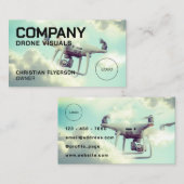 空とロゴのドローン 名刺 (正面/裏面)