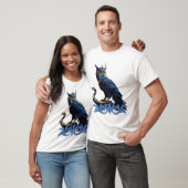 空と地の王、フクロウ威厳のあるル Tシャツ (ユニセックス)