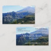 空と山の風景写真プロフェッショナル 名刺 (正面/裏面)
