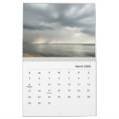 空と海岸カレンダー カレンダー (3月 2026)