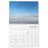 空と海岸カレンダー カレンダー (1月 2026)