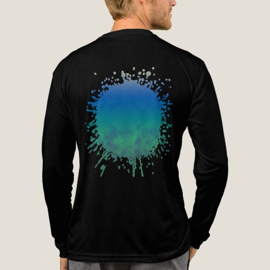 空と深淵が出会うところ トライブレンドTシャツ (背面)