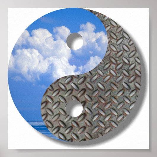 空と金属 ポスター (正面)