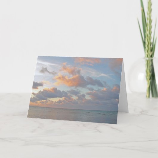 空と雲のゴージャスカリブの カード (正面)