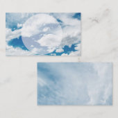 空と雲のビジネスカスタムカードテンプレート 名刺 (正面/裏面)