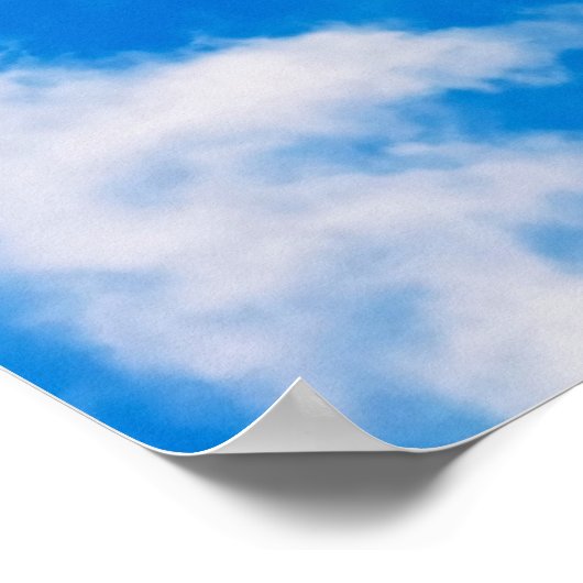 空と雲のポスター ポスター (角)