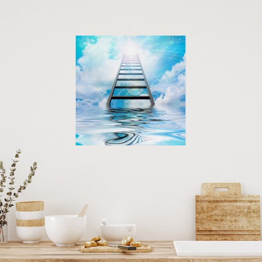 空にはしご ポスター (キッチン)