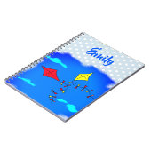 空にキテスを描く 子供の名前 ノートブック (左側)