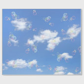 空にシャボン玉 ラッピングペーパー (フラット)