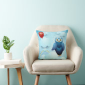 空にフクロウ クッション (椅子)