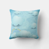 空にフクロウ クッション (裏面)