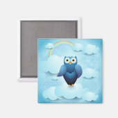 空にフクロウ マグネット (正面/裏面)