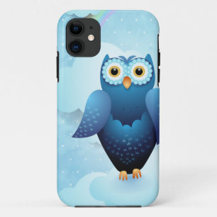 空にフクロウ iPhone 11 ケース