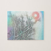 空に向かって手を伸ばす ジグソーパズル (横)