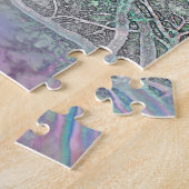 空に向かって手を伸ばす ジグソーパズル (側面)