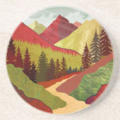 空に向かって歩く コースター (正面)