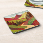 空に向かって歩く コースター (左側)