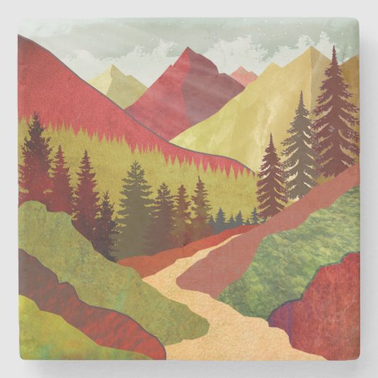 空に向かって歩く ストーンコースター (正面)