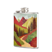 空に向かって歩く フラスク (左)