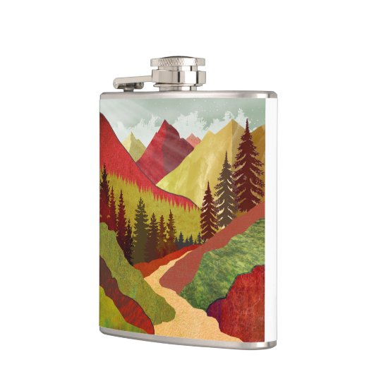 空に向かって歩く フラスク (左)