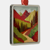 空に向かって歩く メタルオーナメント (右)