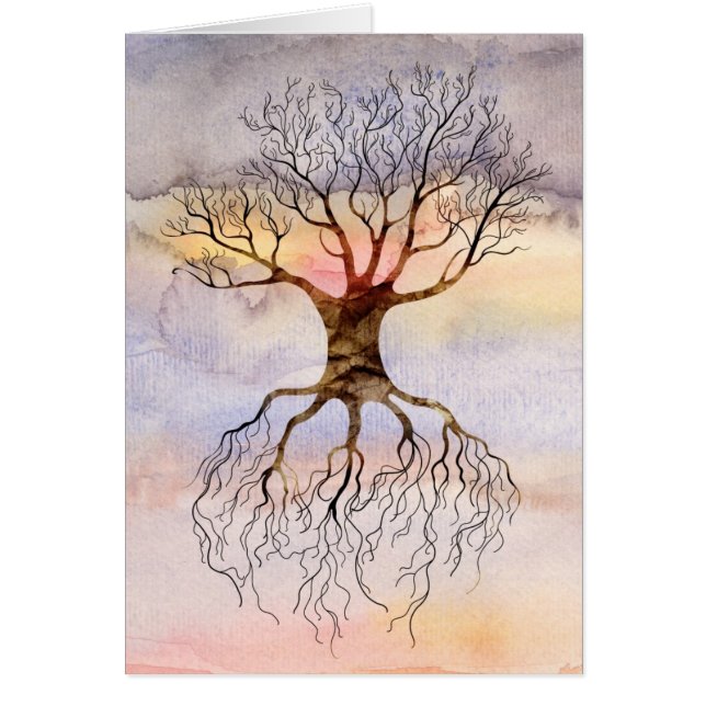 空に対する木 (正面)