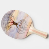 空に対する木 卓球ラケット (横)