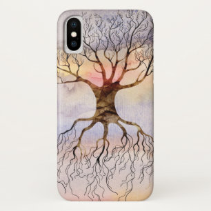 空に対する木 iPhone X ケース