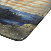 空に掲げられた天国のようなアメリカ国旗、ズオーブの南北戦争 カッティングボード (角)