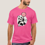 空に昇るパンダ – Vin Zzep Art - Tシャツ (正面)