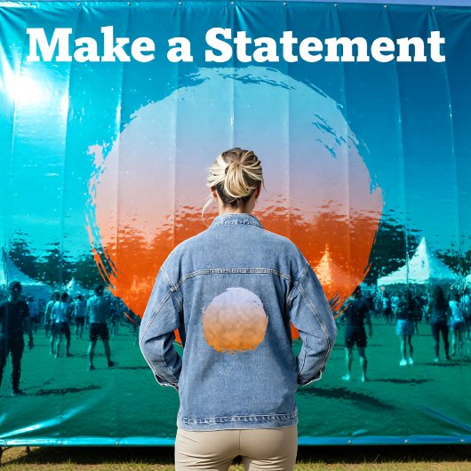 空に残る デニムジャケット