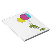 空に浮かぶカエル ノートパッド (アングル)