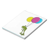 空に浮かぶカエル ノートパッド (回転)