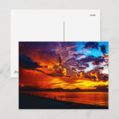 空に燃える炎 ポストカード (正面/裏面)