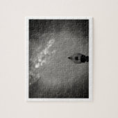 空に白芸術的色のランプの雲 ジグソーパズル (縦)