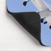 空に白鳥飛んでいるたち マウスパッド (コーナー)